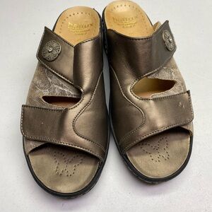 Hallex by Fidelio BRN Casual 1/2 Slides, 40 EU/ 9 US Winter Sale